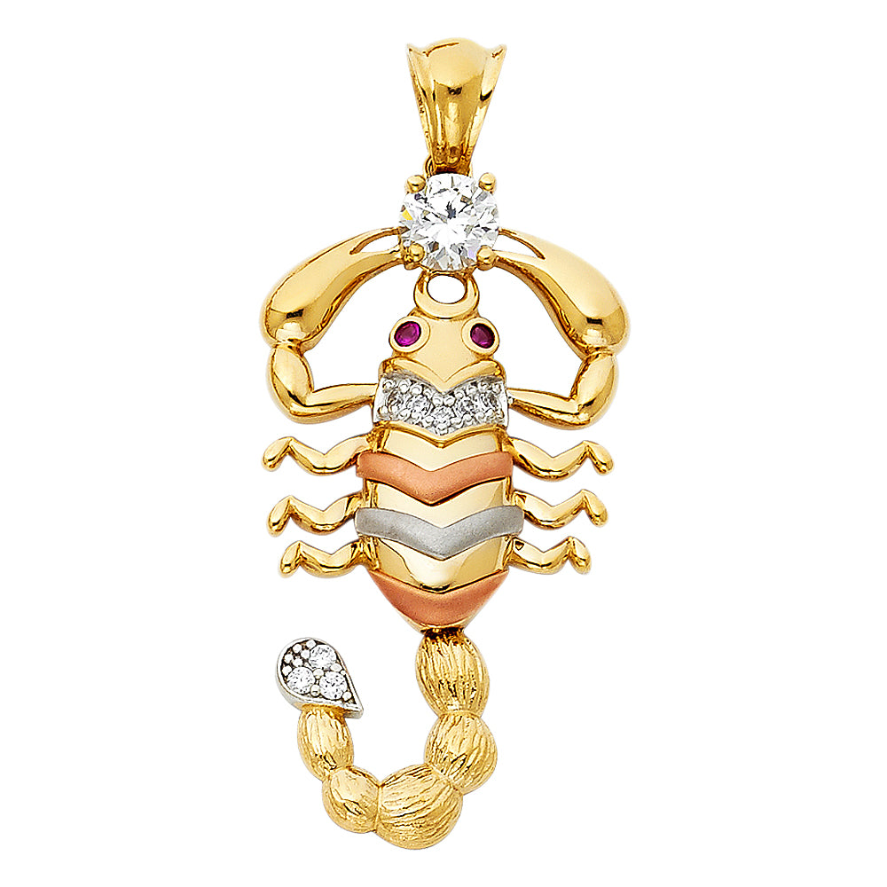 14K Yellow Gold Animal, Sea Life & Butterfly Pendant - PT1539