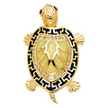 14K Yellow Gold Animal, Sea Life & Butterfly Pendant - PT1540