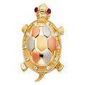14K Yellow Gold Animal, Sea Life & Butterfly Pendant - PT1541