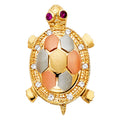 14K Yellow Gold Animal, Sea Life & Butterfly Pendant - PT1542