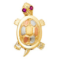 14K Yellow Gold Animal, Sea Life & Butterfly Pendant - PT1544