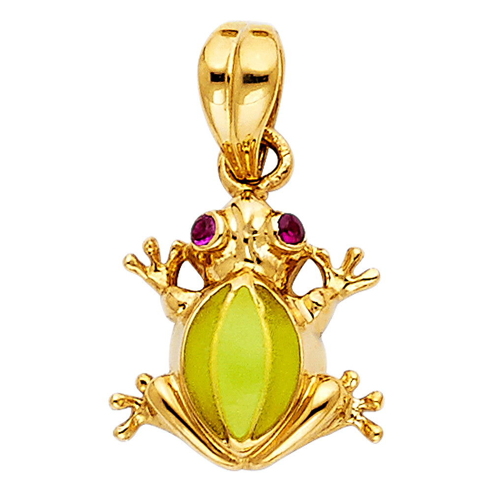 14K Yellow Gold Animal, Sea Life & Butterfly Pendant - PT1547