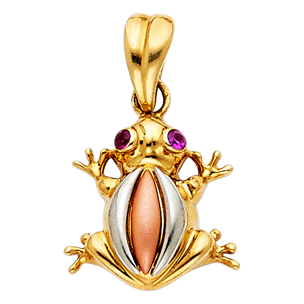 14K Yellow Gold Animal, Sea Life & Butterfly Pendant - PT1548