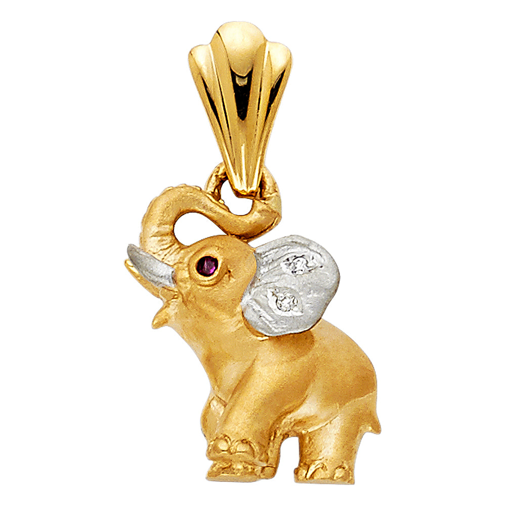 14K Yellow Gold Animal, Sea Life & Butterfly Pendant - PT1550