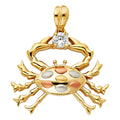 14K Yellow Gold Animal, Sea Life & Butterfly Pendant - PT1554