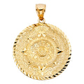 14K Yellow Gold Religious Pendant - PT1562
