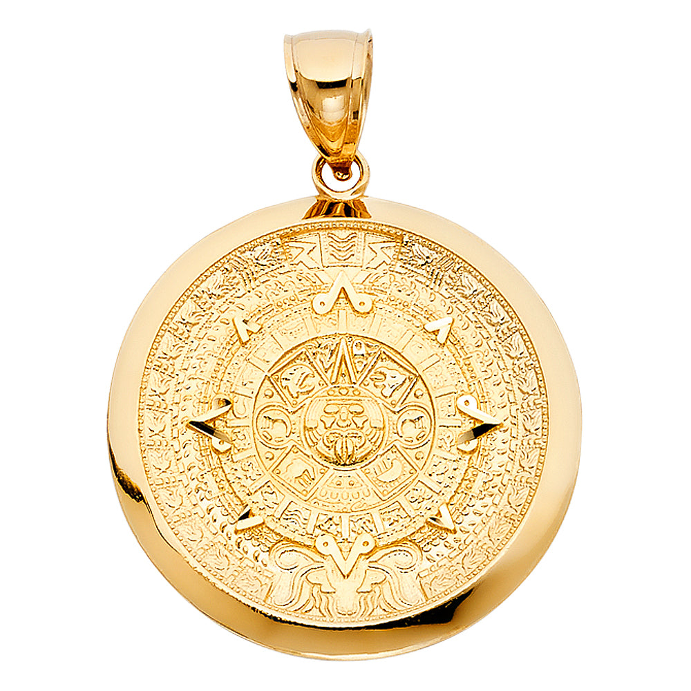14K Yellow Gold Religious Pendant - PT1563