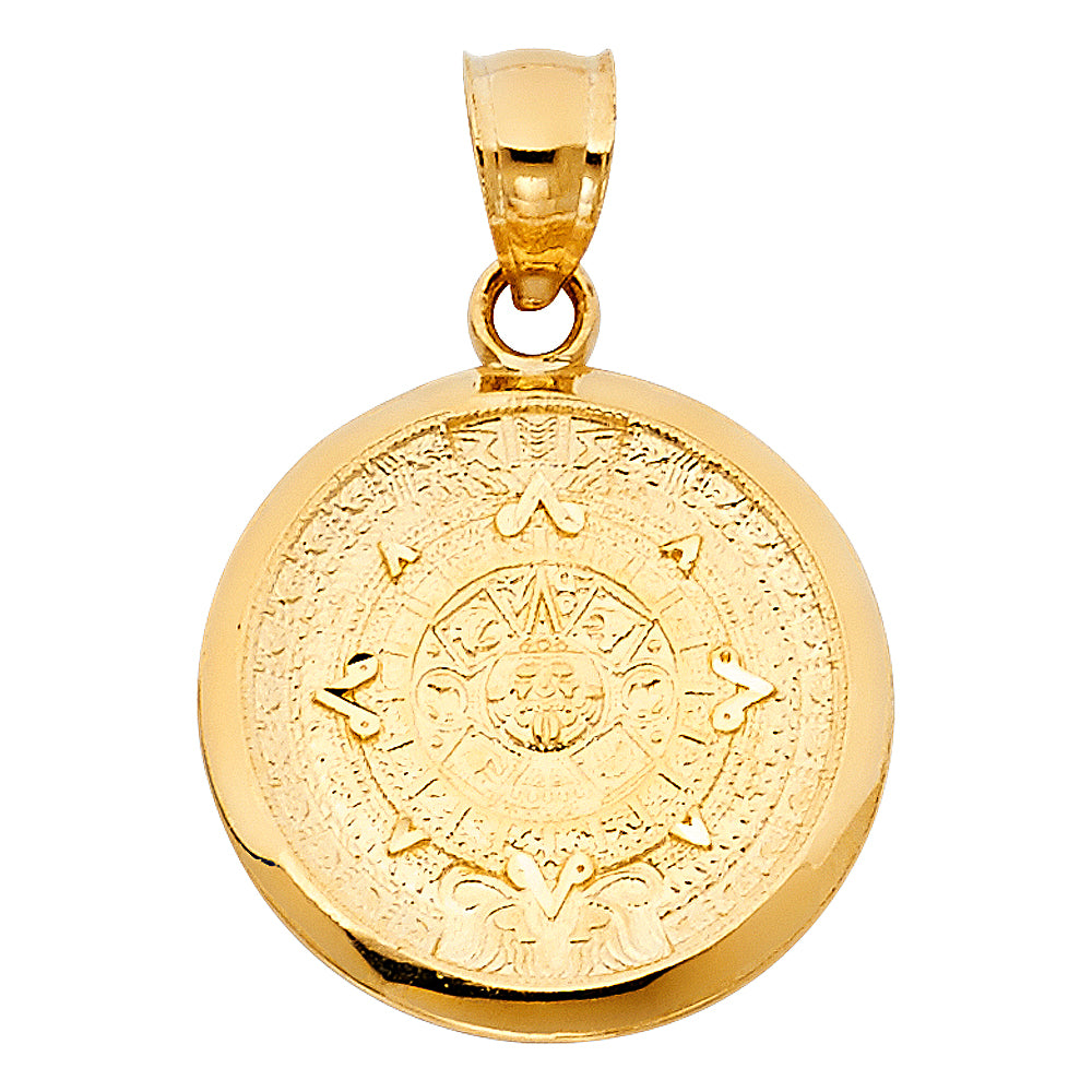 14K Yellow Gold Religious Pendant - PT1565