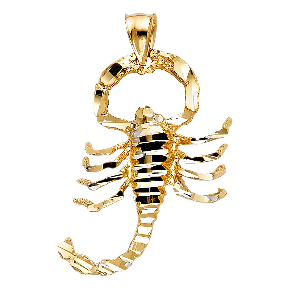 14K Yellow Gold Animal, Sea Life & Butterfly Pendant - PT1577