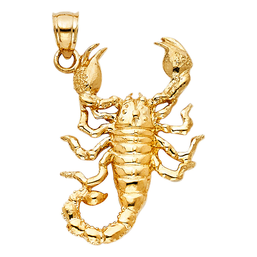 14K Yellow Gold Animal, Sea Life & Butterfly Pendant - PT1585