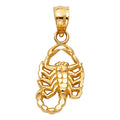 14K Yellow Gold Animal, Sea Life & Butterfly Pendant - PT1587