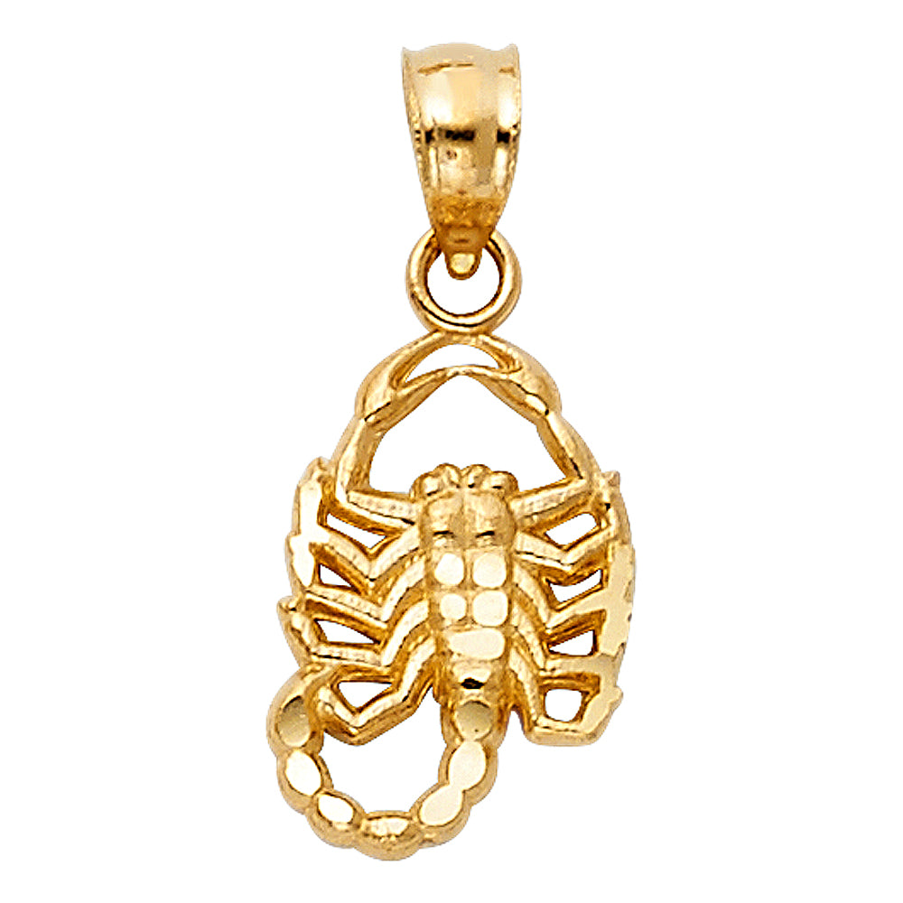 14K Yellow Gold Animal, Sea Life & Butterfly Pendant - PT1587