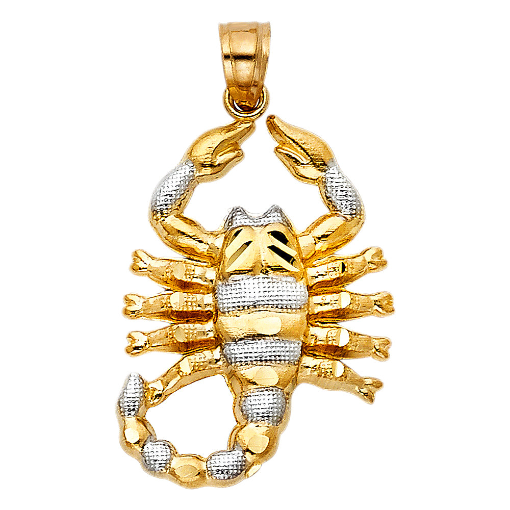 14K Yellow Gold Animal, Sea Life & Butterfly Pendant - PT1589
