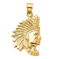14K Yellow Gold Religious Pendant - PT1609