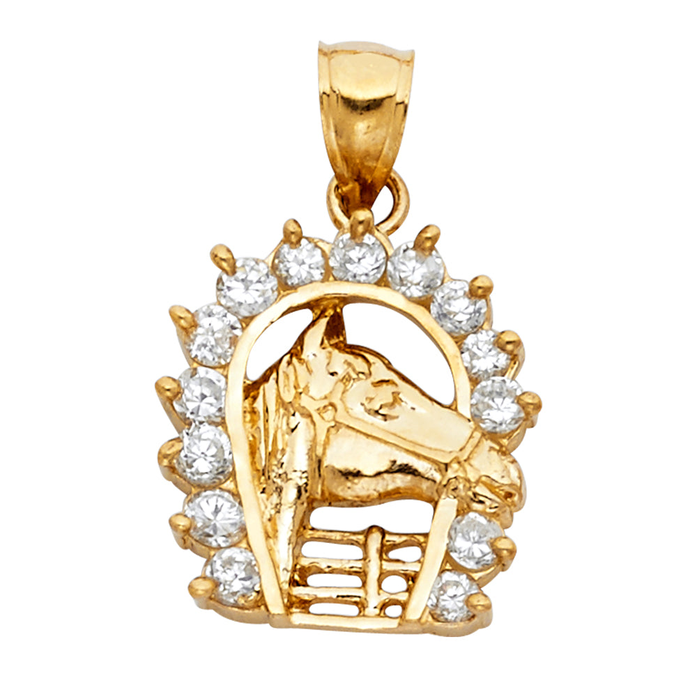 14K Yellow Gold Animal, Sea Life & Butterfly Pendant - PT1631
