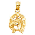 14K Yellow Gold Animal, Sea Life & Butterfly Pendant - PT1636