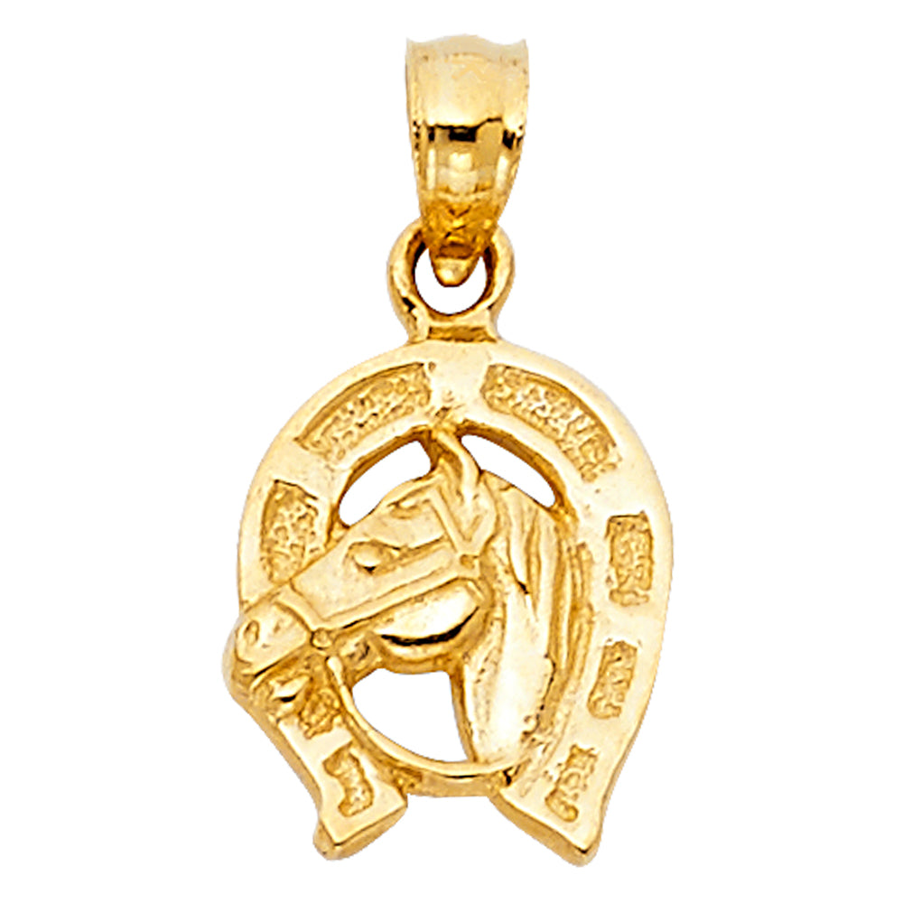 14K Yellow Gold Animal, Sea Life & Butterfly Pendant - PT1636