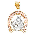 14K Yellow Gold Animal, Sea Life & Butterfly Pendant - PT1641