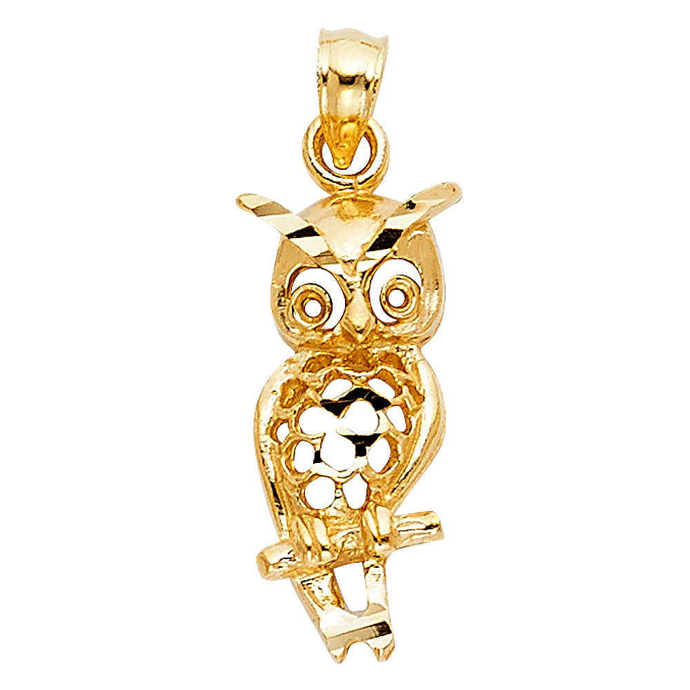 14K Yellow Gold Animal, Sea Life & Butterfly Pendant - PT1646