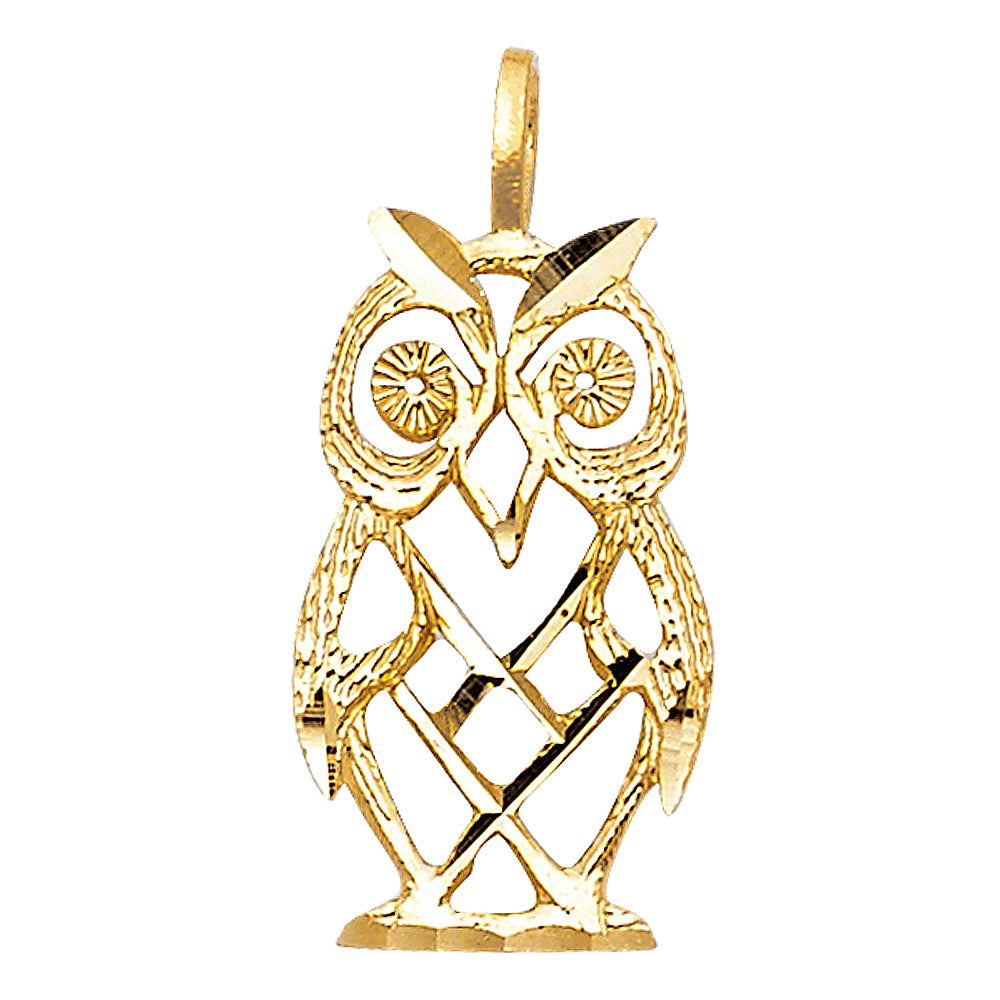 14K Yellow Gold Animal, Sea Life & Butterfly Pendant - PT1647