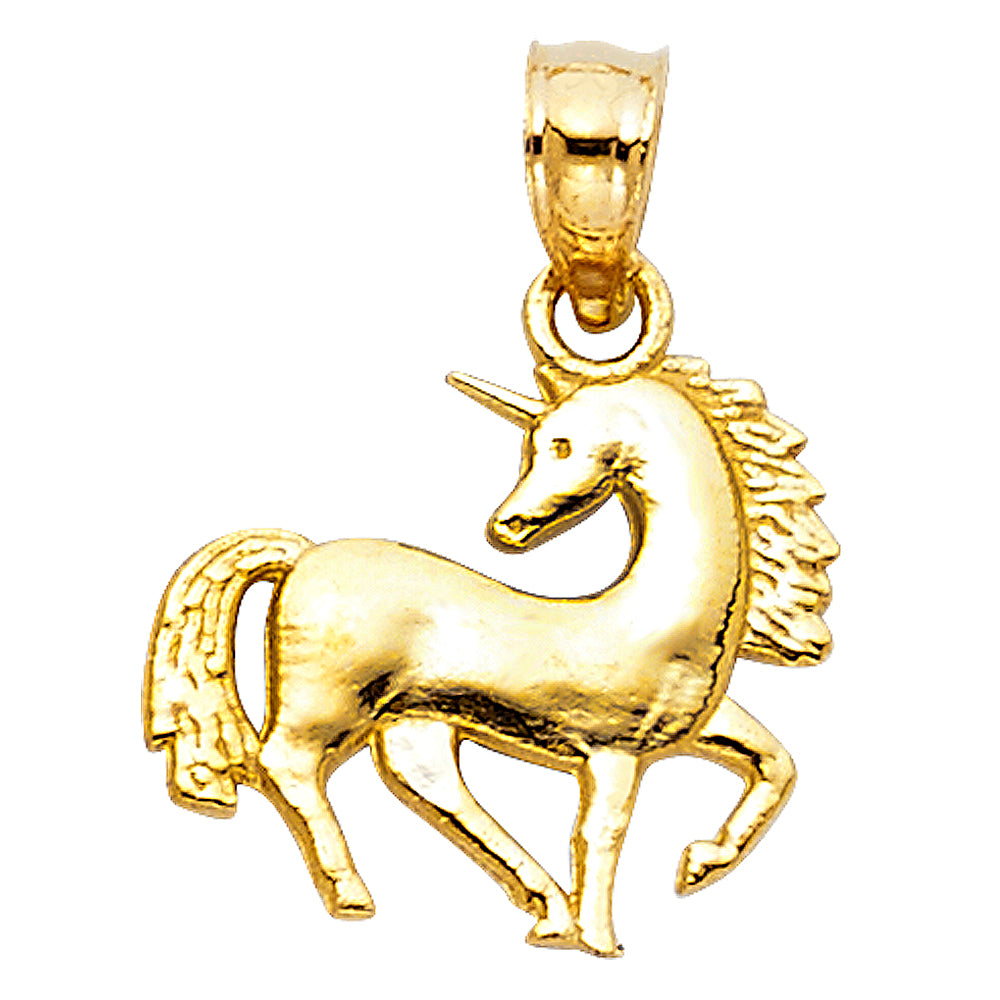 14K Yellow Gold Animal, Sea Life & Butterfly Pendant - PT1651