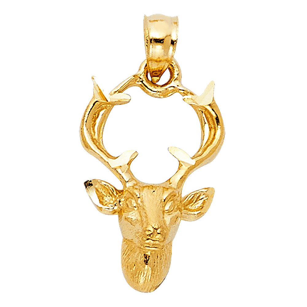 14K Yellow Gold Animal, Sea Life & Butterfly Pendant - PT1652