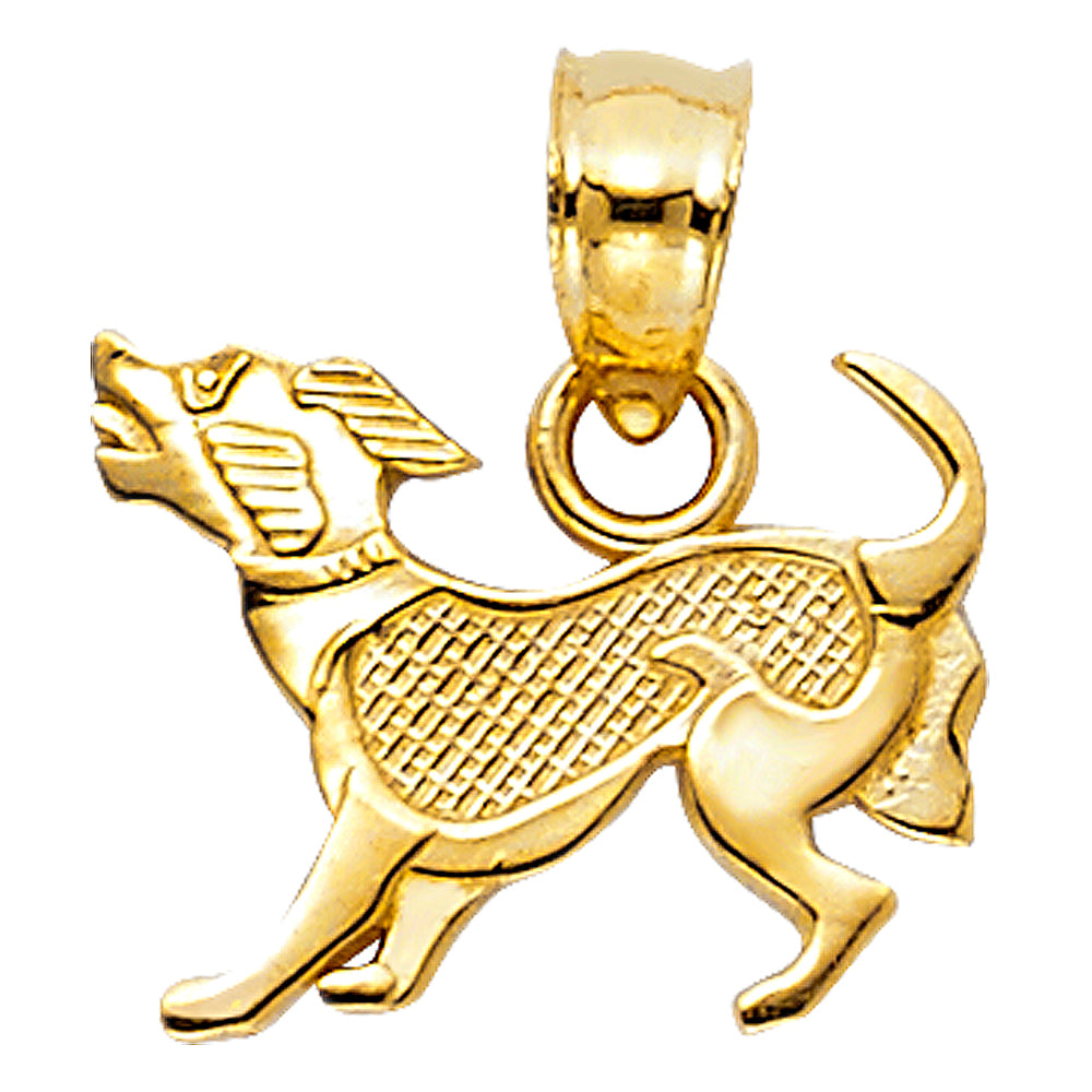 14K Yellow Gold Animal, Sea Life & Butterfly Pendant - PT1658