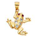14K Yellow Gold Animal, Sea Life & Butterfly Pendant - PT1680