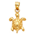 14K Yellow Gold Animal, Sea Life & Butterfly Pendant - PT1685