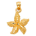 14K Yellow Gold Animal, Sea Life & Butterfly Pendant - PT1689