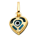 14K Yellow Gold Nature, Sports, Evil Eye & Baby Pendant - PT1715