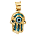14K Yellow Gold Nature, Sports, Evil Eye & Baby Pendant - PT1718