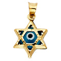 14K Yellow Gold Nature, Sports, Evil Eye & Baby Pendant - PT1719