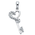 14K Yellow Gold Key, Music & Assorted Pendant - PT1726