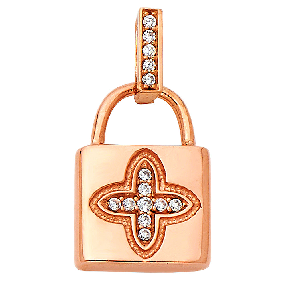 14K Yellow Gold Key, Music & Assorted Pendant - PT1735