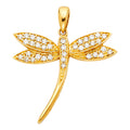 14K Yellow Gold Animal, Sea Life & Butterfly Pendant - PT1742