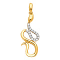 14K Yellow Gold Animal, Sea Life & Butterfly Pendant - PT1744