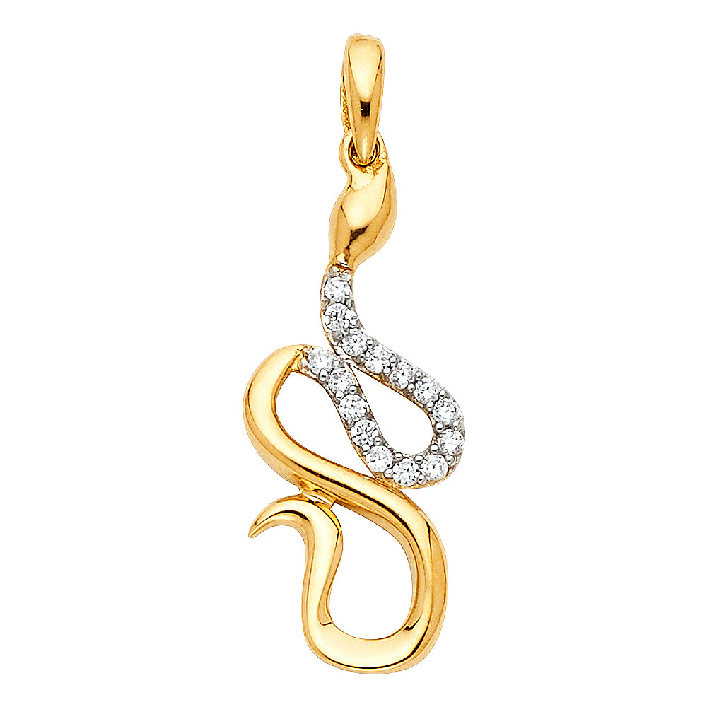 14K Yellow Gold Animal, Sea Life & Butterfly Pendant - PT1744