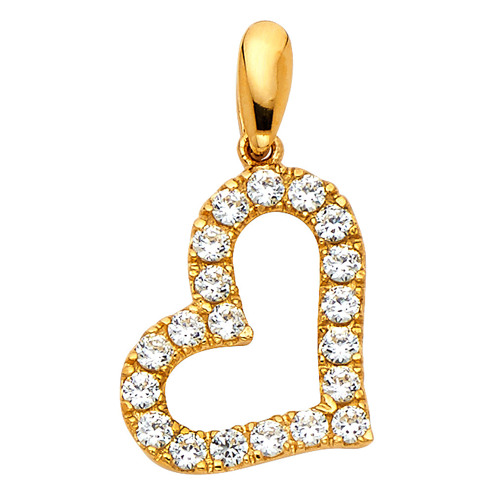 14K Yellow Gold Key, Music & Assorted Pendant - PT1775