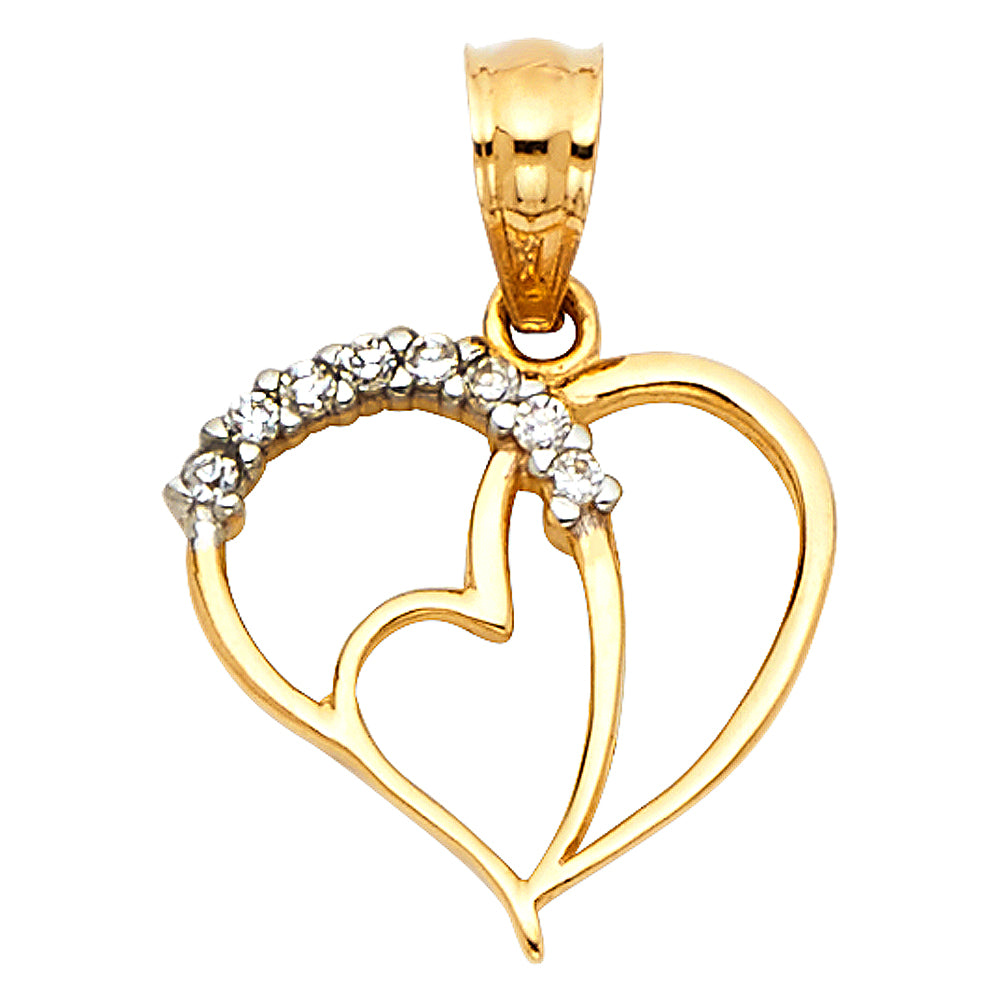 14K Yellow Gold Key, Music & Assorted Pendant - PT1777