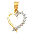 14K Yellow Gold Key, Music & Assorted Pendant - PT1779
