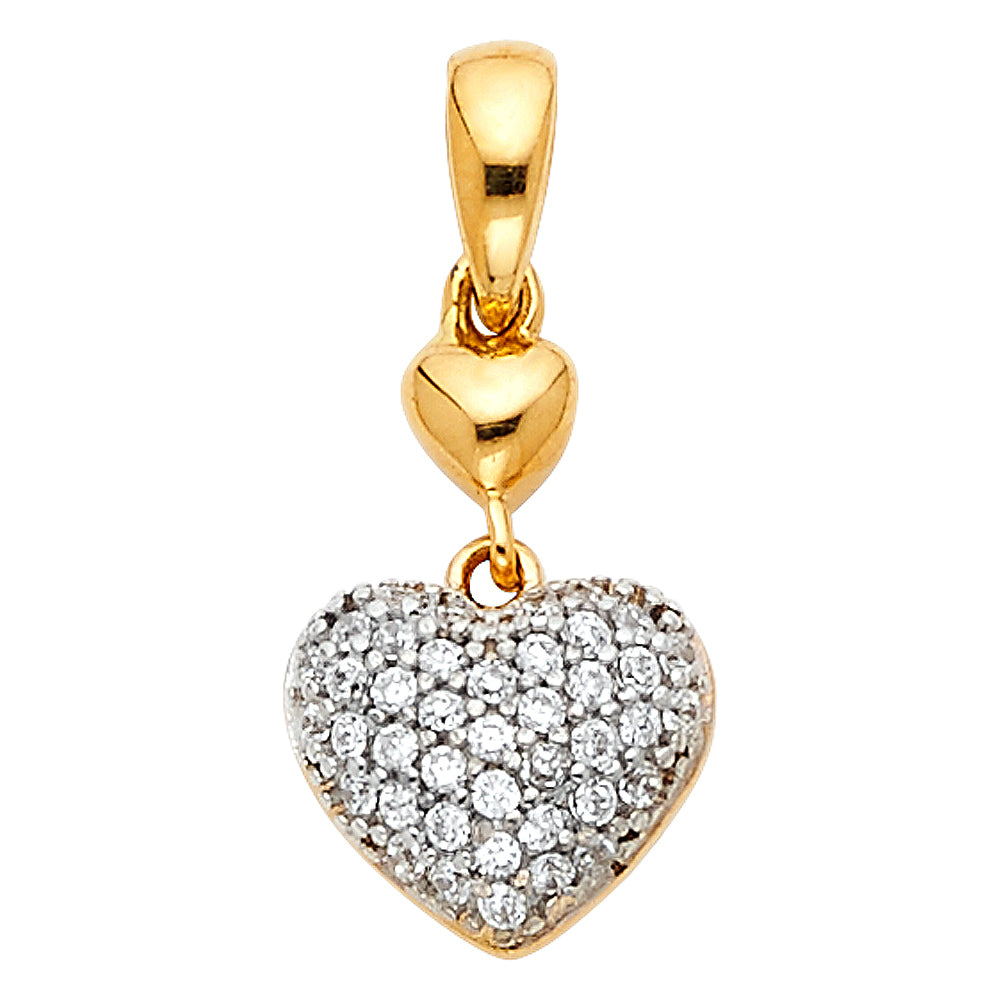 14K Yellow Gold Key, Music & Assorted Pendant - PT1780