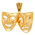 14K Yellow Gold Key, Music & Assorted Pendant - PT1799