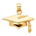 14K Yellow Gold Key, Music & Assorted Pendant - PT1801