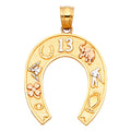 14K Yellow Gold Religious Pendant - PT1929