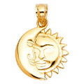 14K Yellow Gold Nature, Sports, Evil Eye & Baby Pendant - PT1936