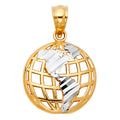 14K Yellow Gold Nature, Sports, Evil Eye & Baby Pendant - PT1941