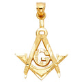 14K Yellow Gold Key, Music & Assorted Pendant - PT1962