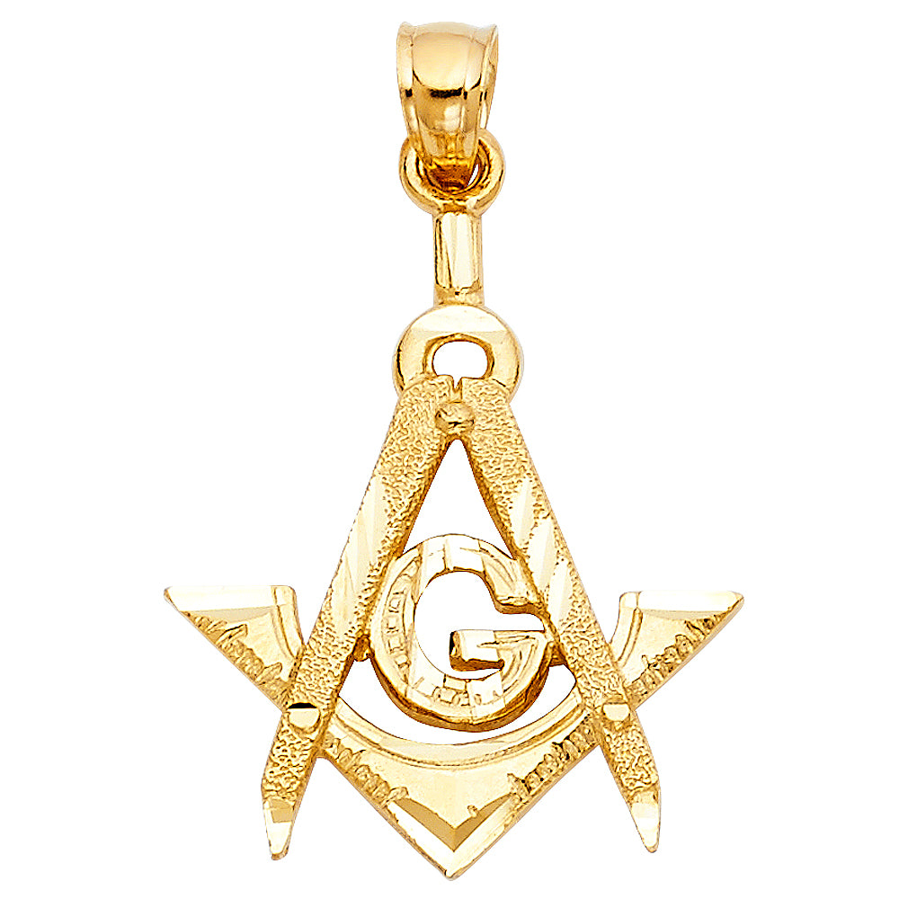14K Yellow Gold Key, Music & Assorted Pendant - PT1962