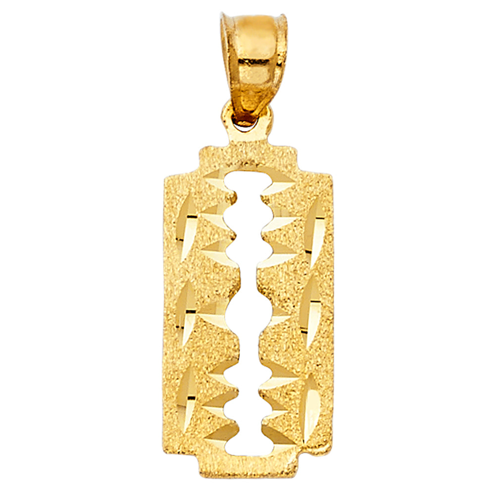 14K Yellow Gold Key, Music & Assorted Pendant - PT1986